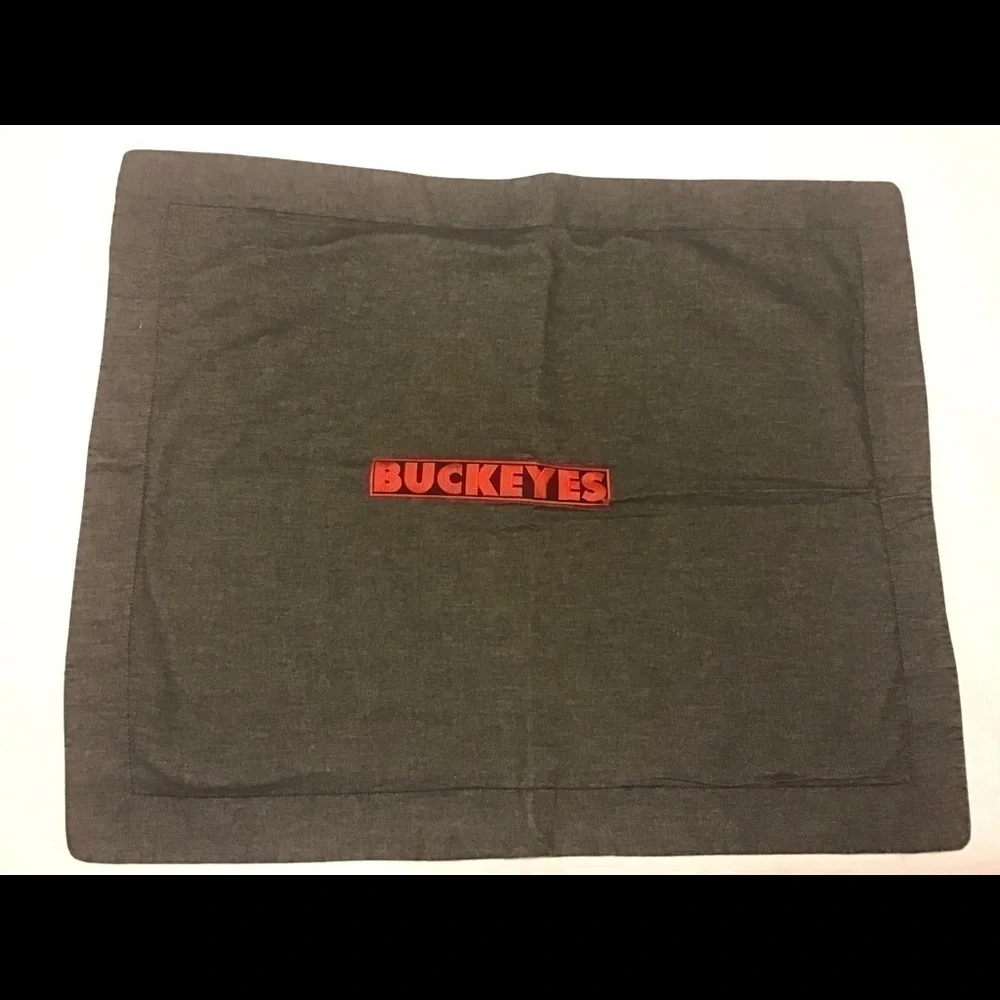 OHIO State embroidered twin comforter with pillow sham - Picture 3 of 4